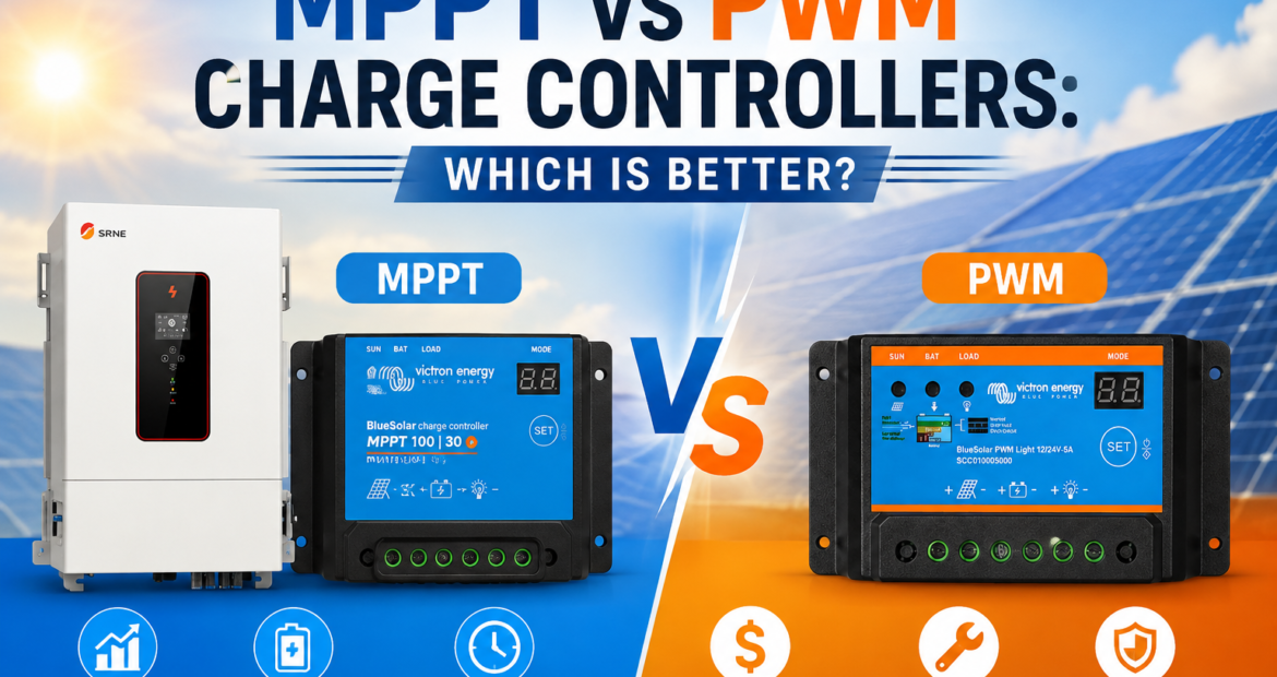 MPPT vs PWM Charge Controllers
